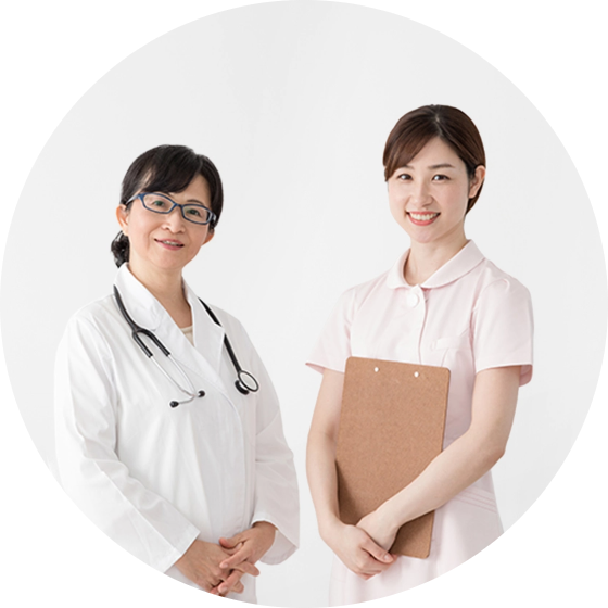 女性の専門医・認定技師が対応 イメージ